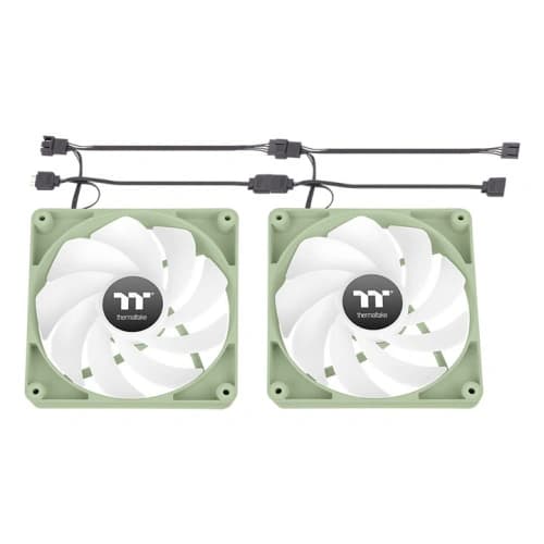 Thermaltake CT120 Reverse ARGB Sync Dual Pack Matcha Green Case Fan